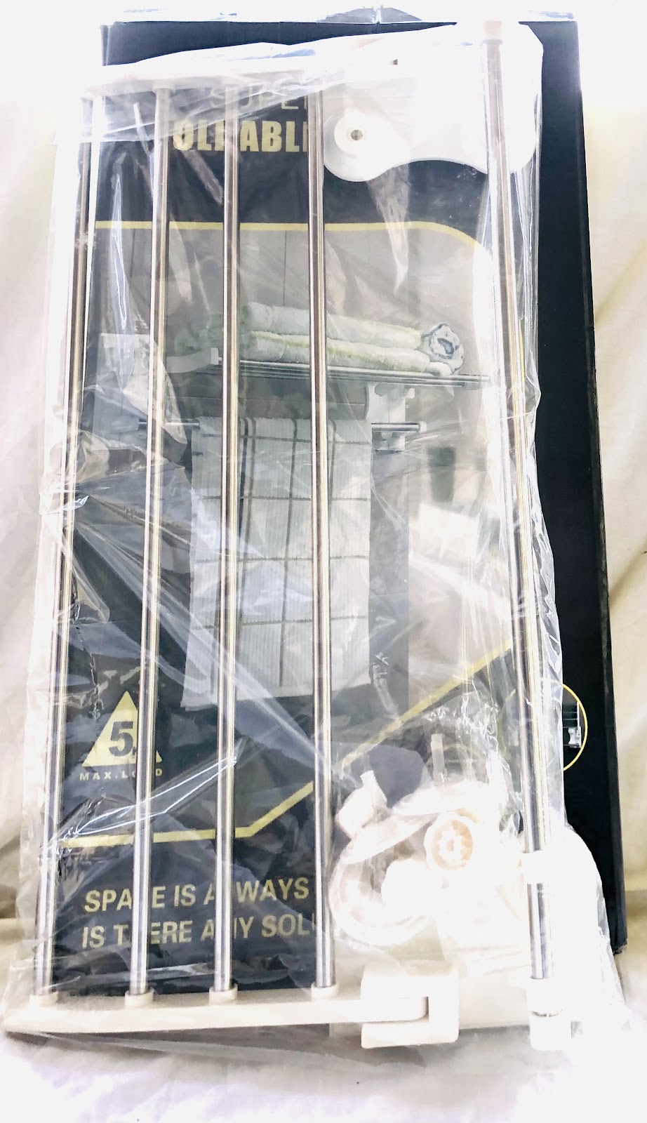 Photo 2 of Super suction foldable towel shelf