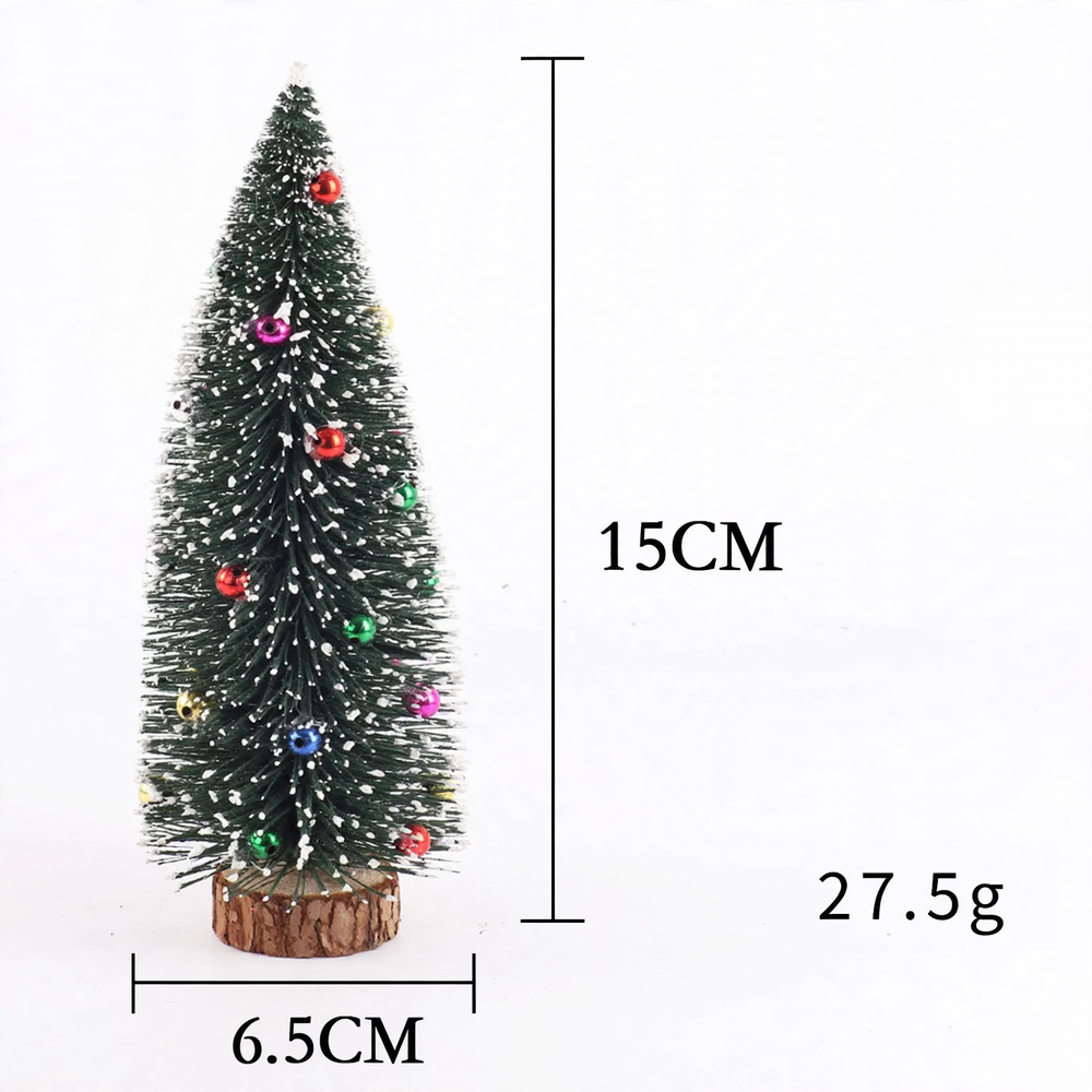 Mini Christmas tree made of pine needles, snow-covered, 10-40cm