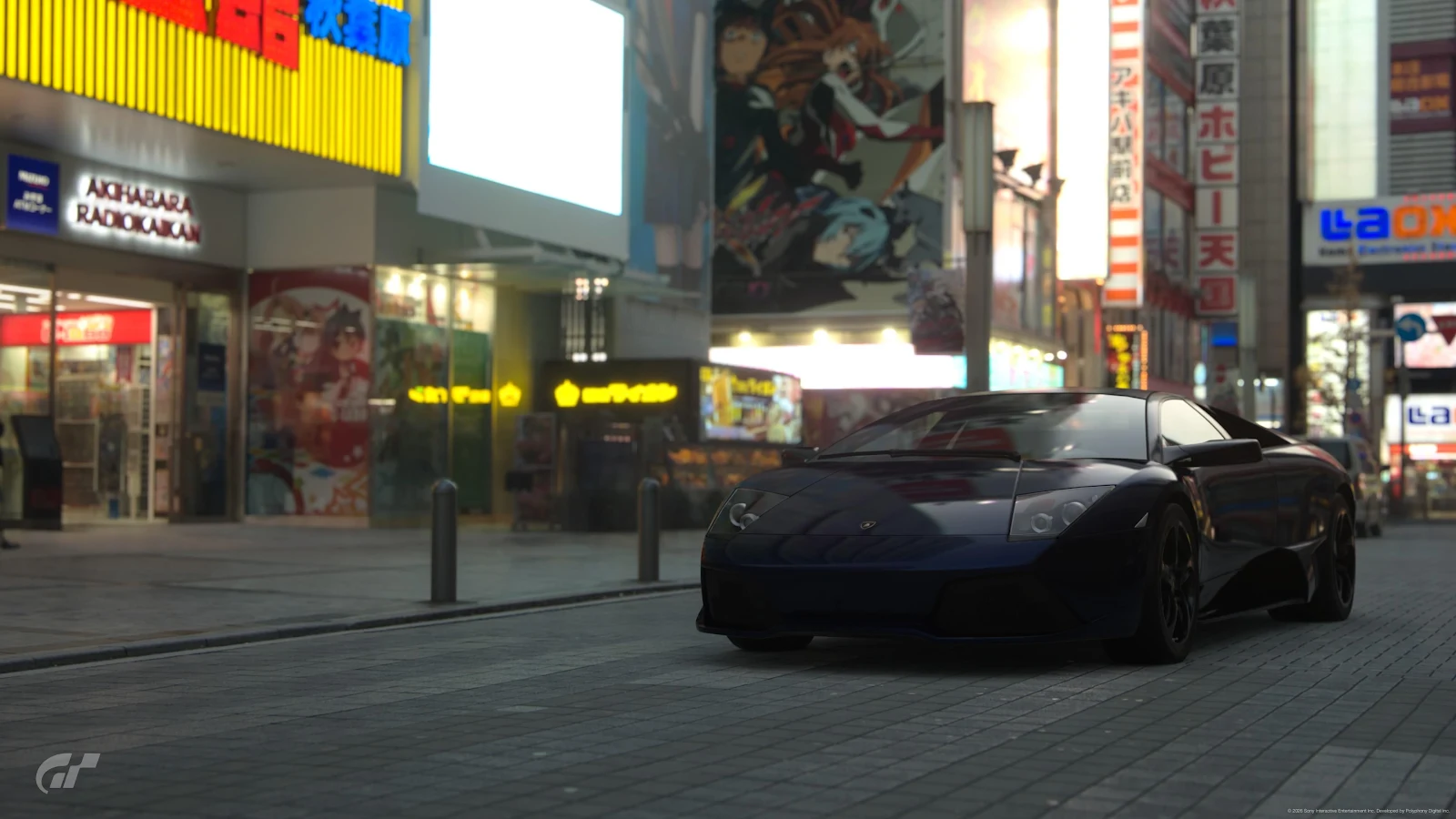 Lamborghini Murcielago in Akihabara - Automotive Photography 4K Wallpaper (3840x2160)