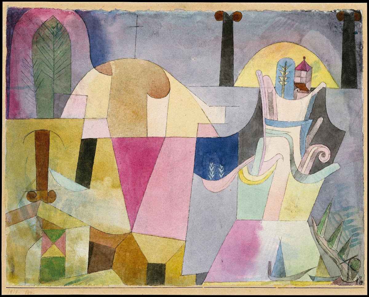 Black Columns in a Landscape 1919
