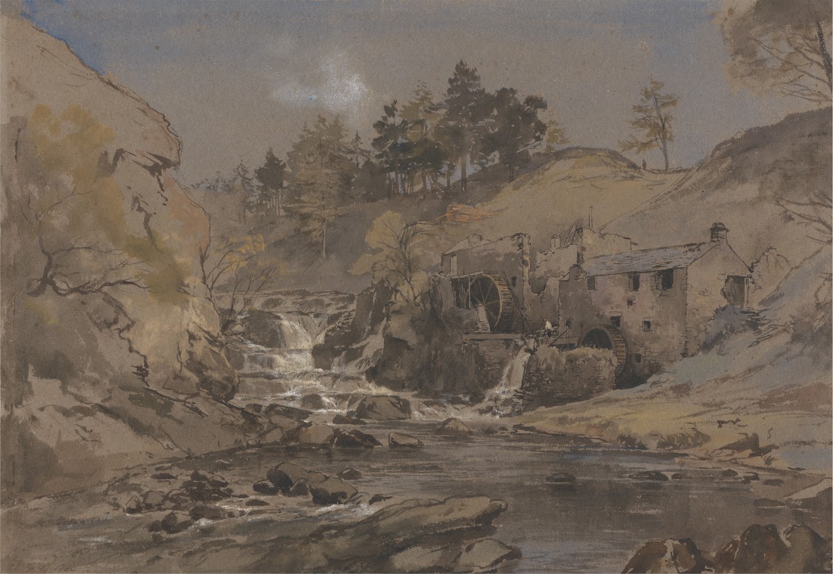 Cleghorn Mills in Ruins 1864
