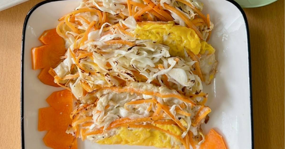 Trứng rán bắp cải