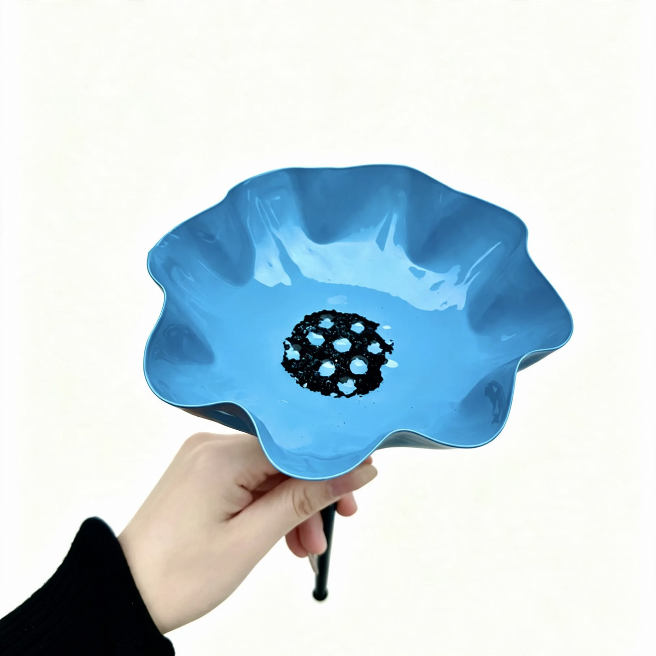 Handcrafted Metal Flower Feeder