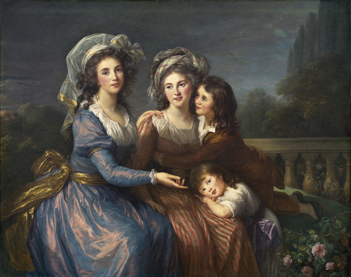 The Marquise de Pezayand the Marquise de Rougé with Her Sons Alexis and Adrien 1