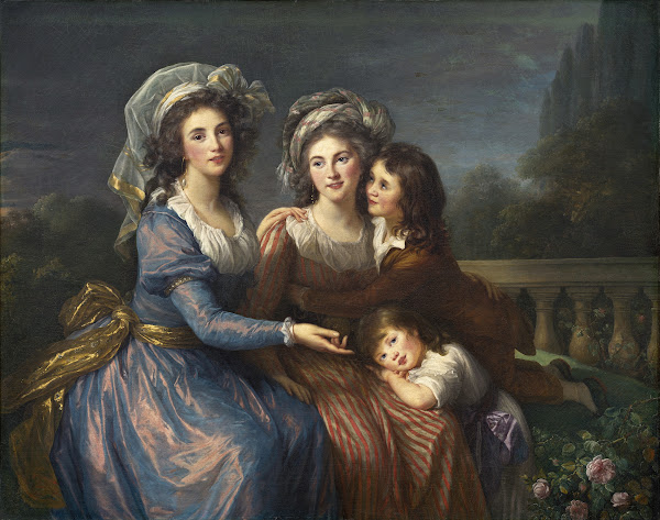 The Marquise de Pezayand the Marquise de Rougé with Her Sons Alexis and Adrien 1
