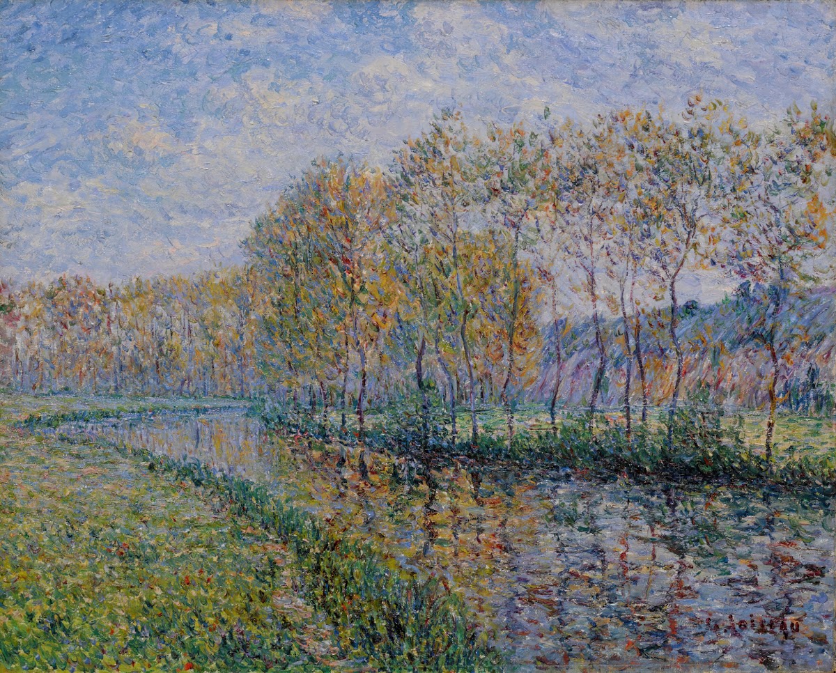 Les Rives de lEure le matin Saint Cyr du Vaudreuil 1899