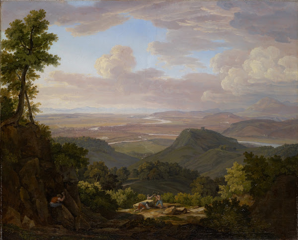 View from the Muttenz Quarry toward Basel and the Plains of the Rhine River