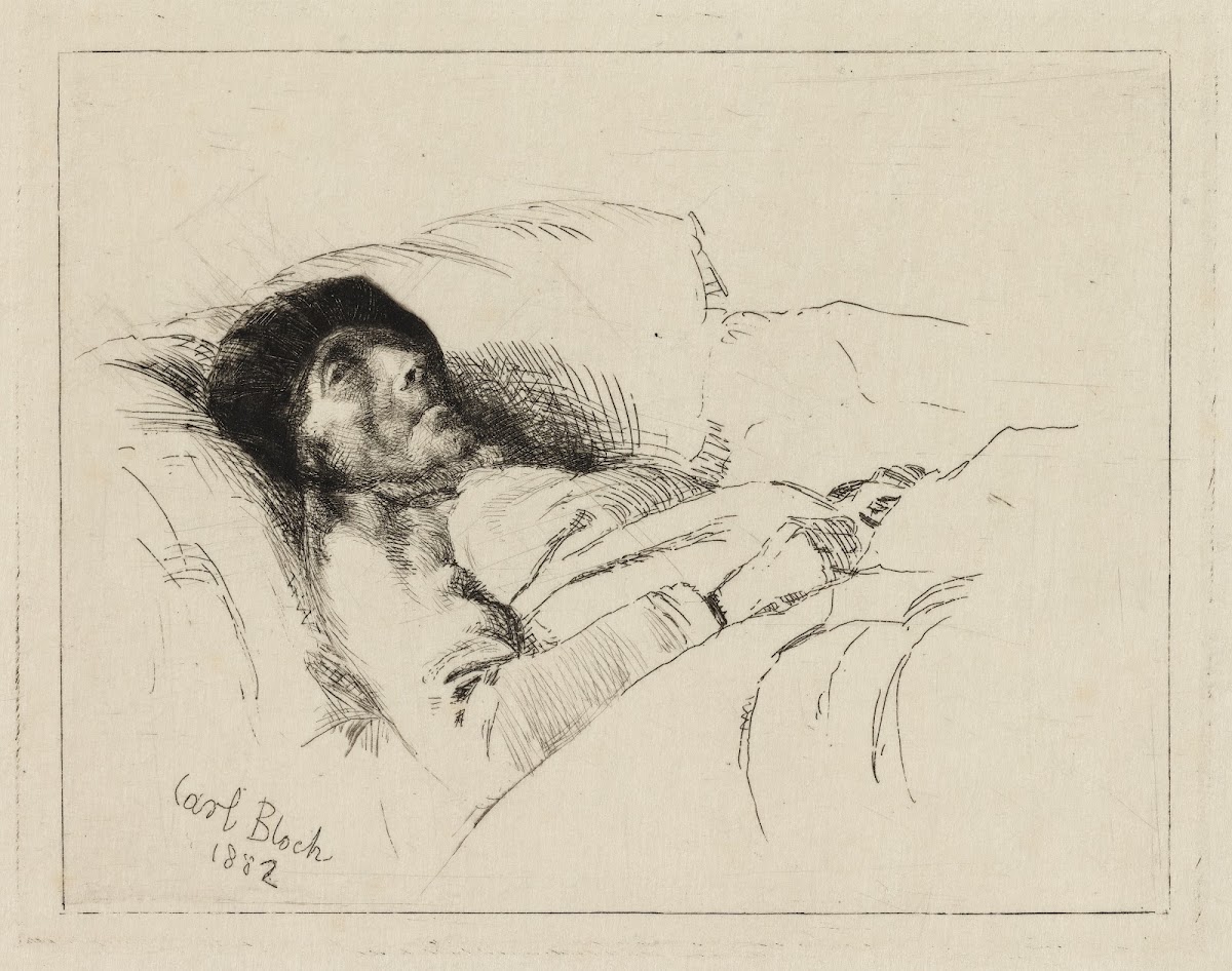 The sick old man 1882