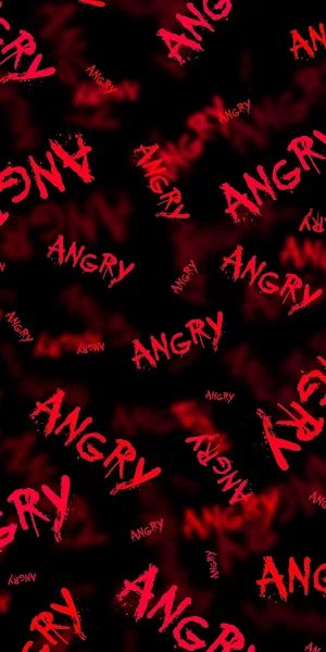Anger, Red, Black, Grunge, Typography Full HD iPhone Wallpaper Background