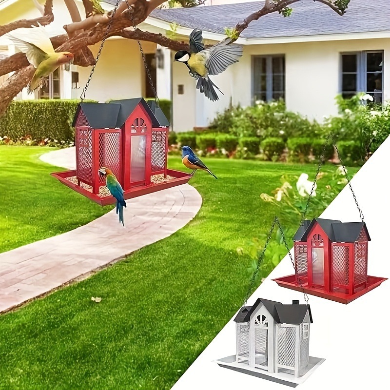 Creative Bird Feeder in House Shape