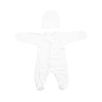Набор детский Twins Softie (человечек,шапка) интерлок (2 эл) 56р белый