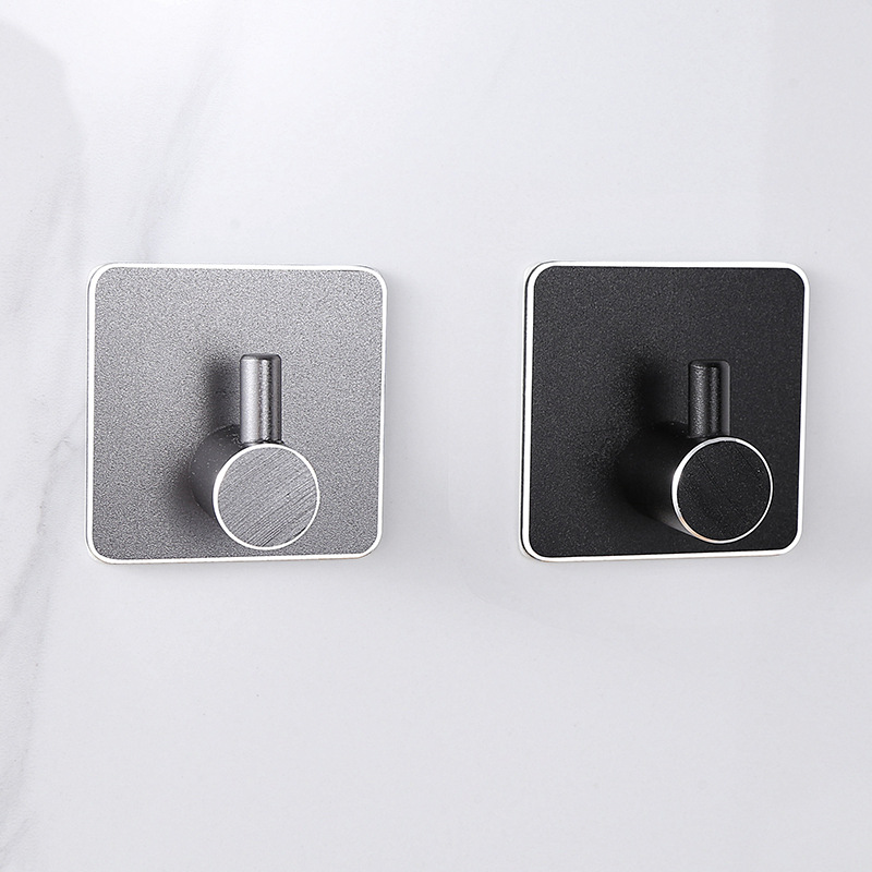 Aluminum Adhesive Hook, Square