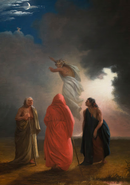 Scene from Macbeth ca 1850