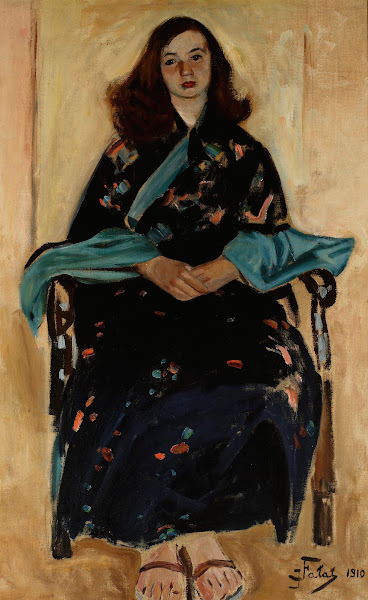 Woman in kimono 1910