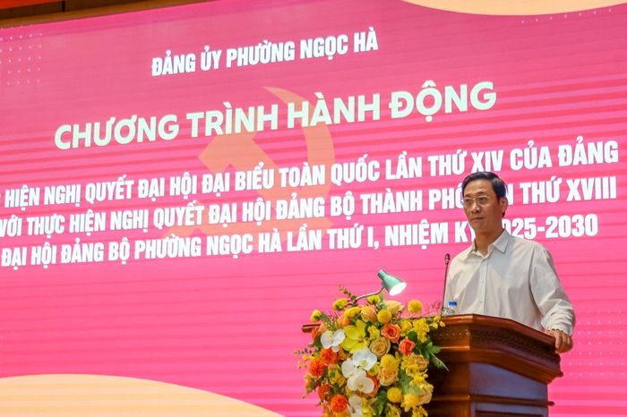 Phường Ngọc Hà quán triệt, triển khai Nghị quyết Đại hội XIV của Đảng - Đài Phát thanh và truyền hình Hà Nội