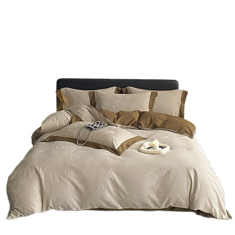 Tencel cotton bed linen set, modern