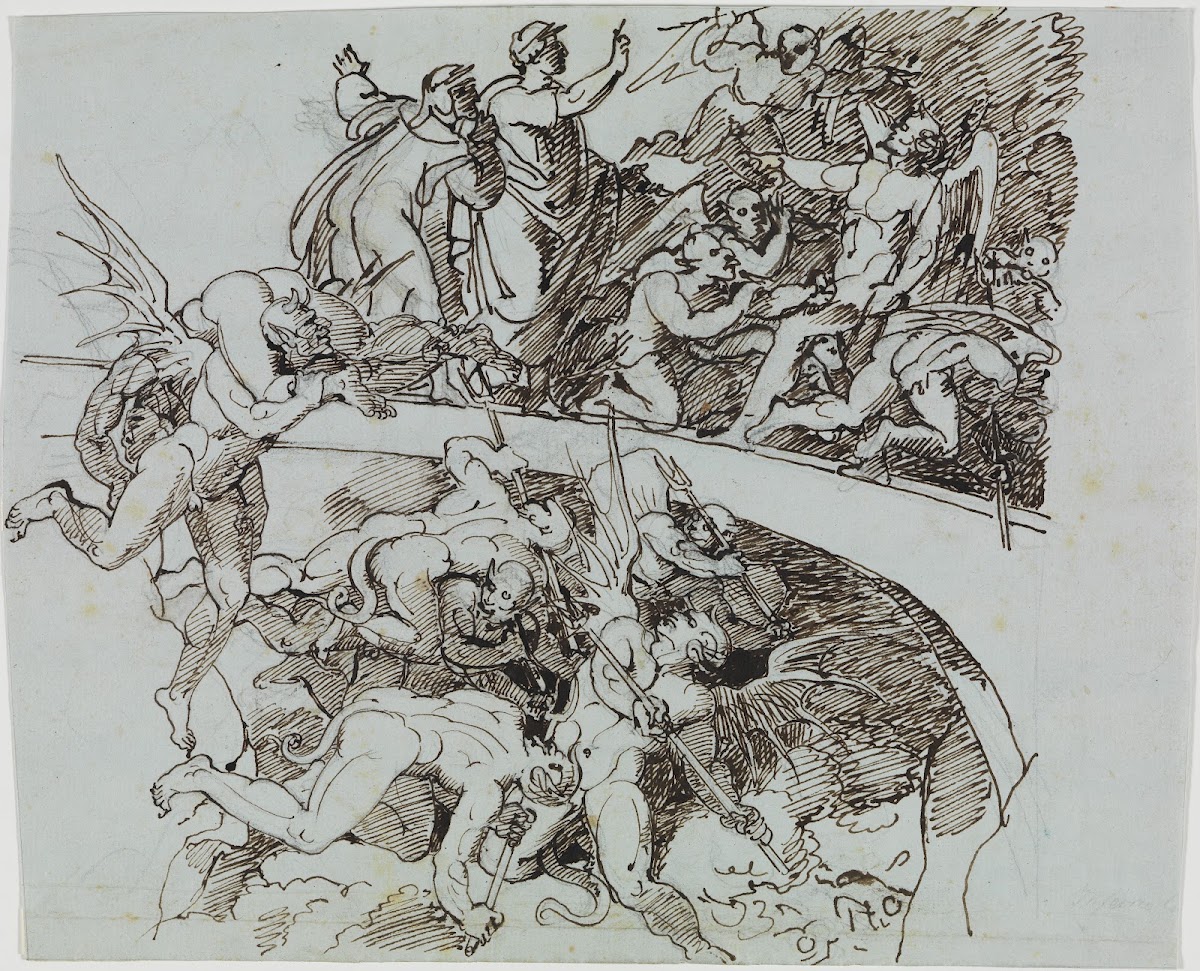 Am Pechsee der Krämer der Ratsherr von Lucca Dante Inferno Canto 21 V 34 3