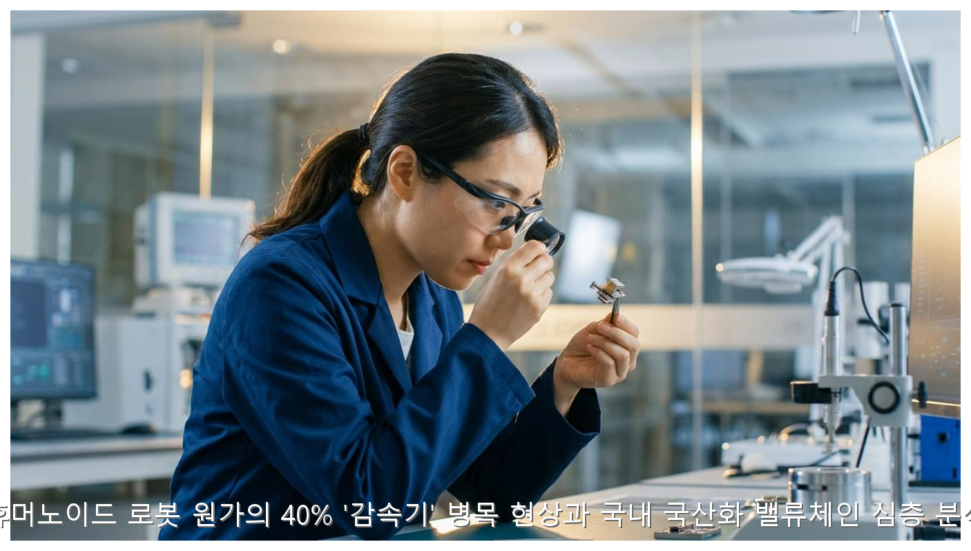 휴머노이드 로봇 감속기 국산화 밸류체인 분석 핵심 안내 및 분석 인포그래픽 (5)