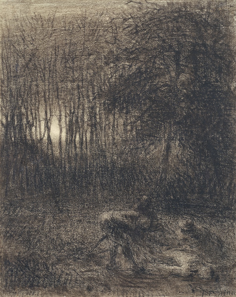 Nocturnal Scene in a Forest ca 1855