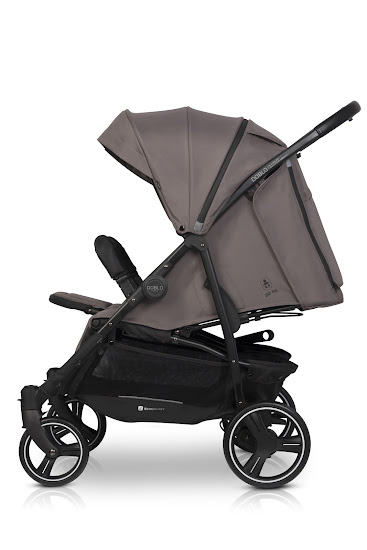 Stroller for twins Euro-Cart Doblo 2024 Taupe