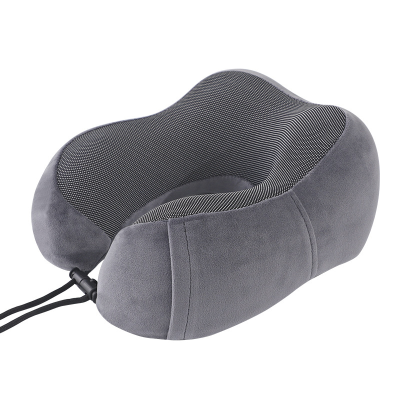Travel Neck Pillow U-Shape Memory Foam with Storage