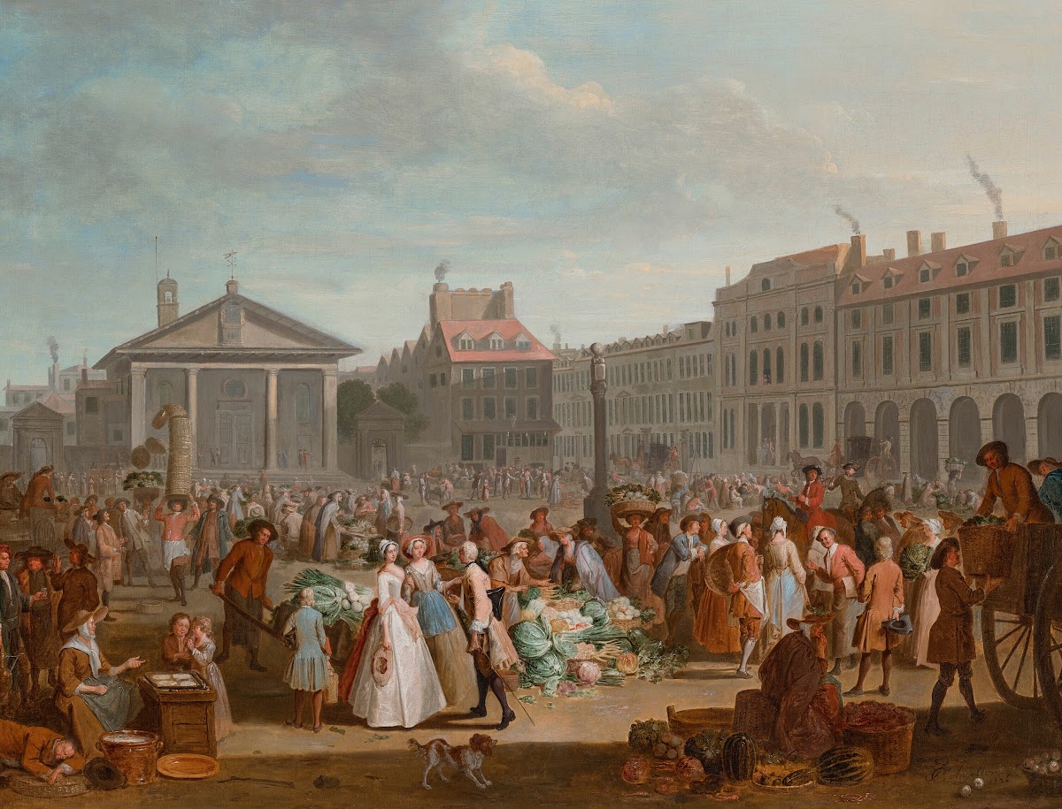 Covent Garden vegetable market 1726