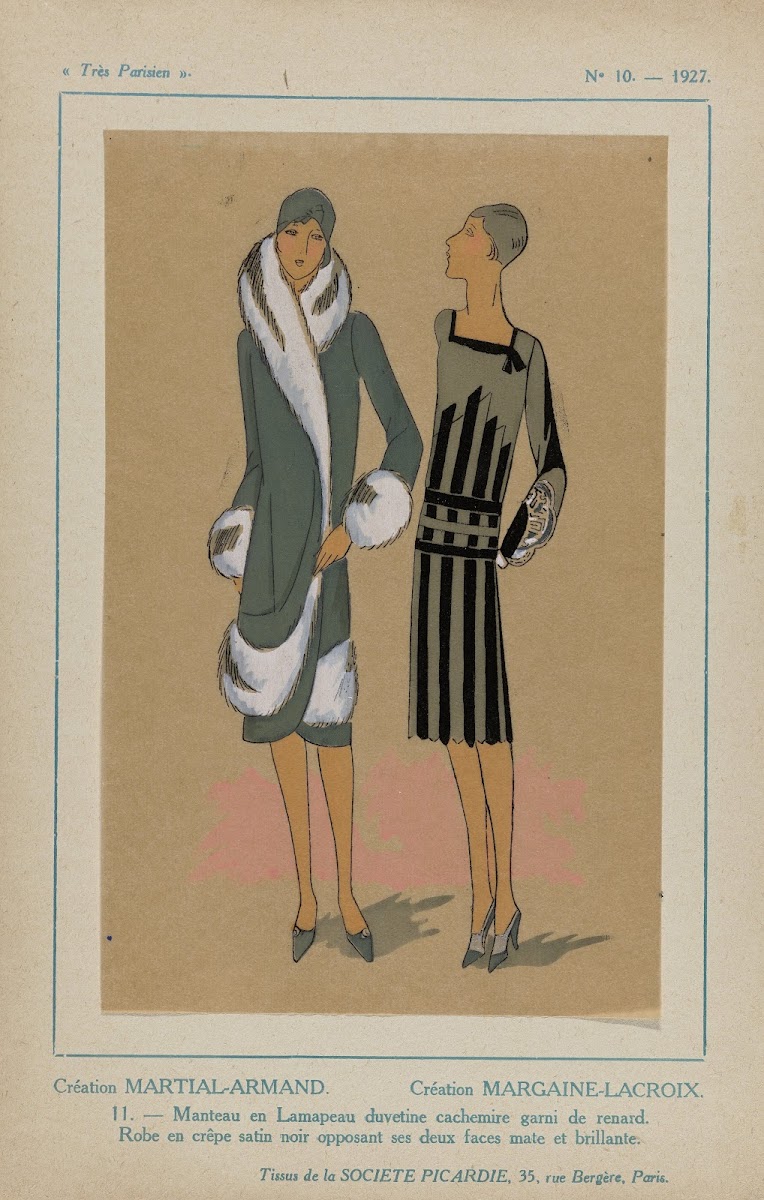 Création Martial Armand Création Margaine Lacroix 1927