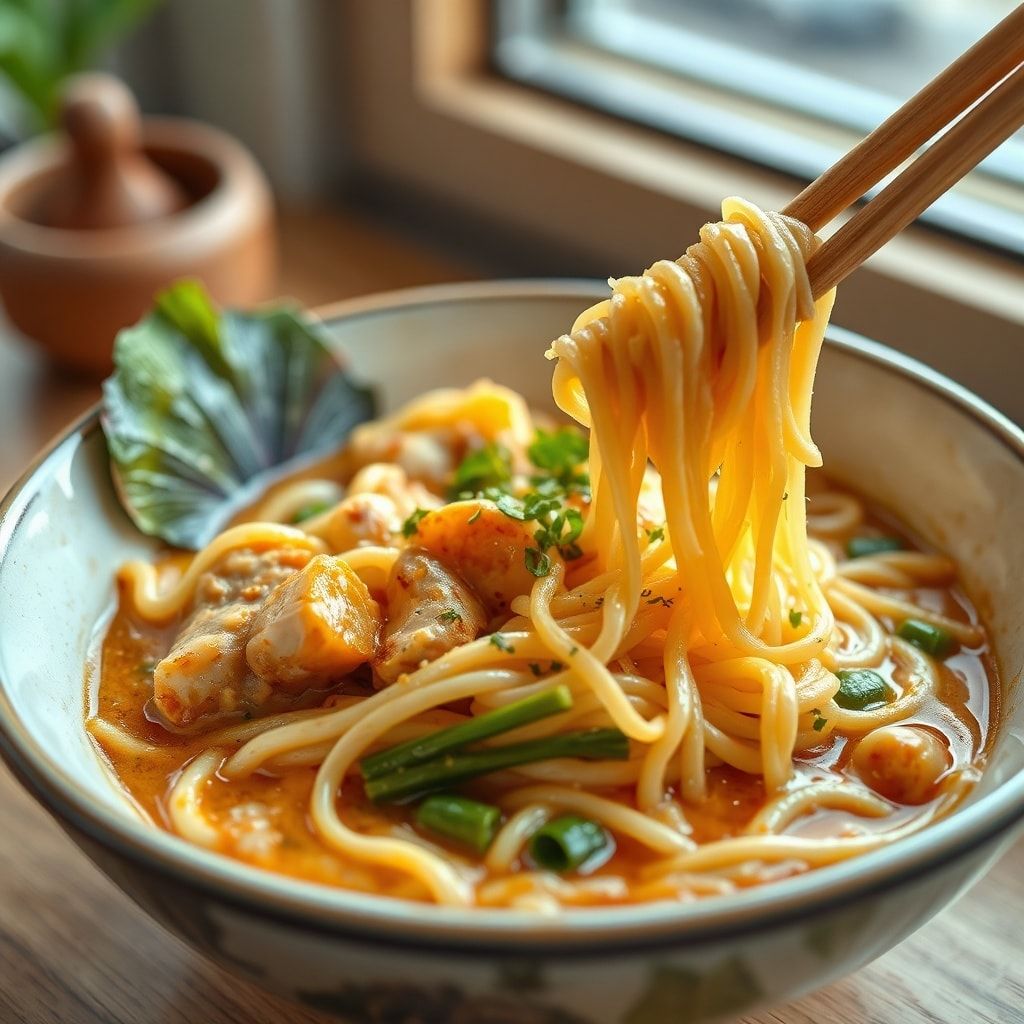 Creamy Garlic Chicken Ramen Ready in 20 Minutes – Easy One-Pot Comfort