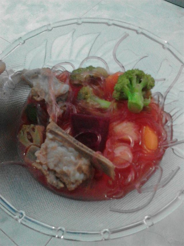 Miến Sườn Non Rau Củ