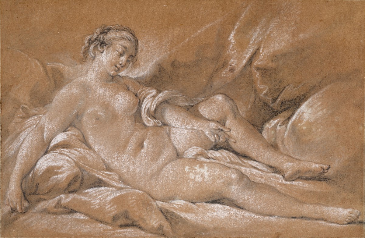 Nu féminin allongé 18th century