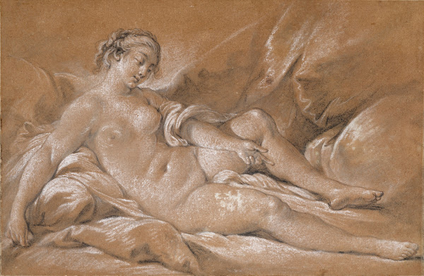 Nu féminin allongé 18th century