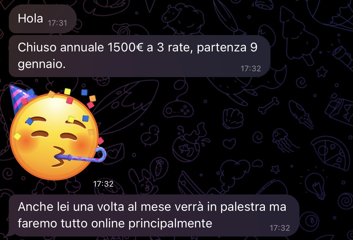 Risultato cliente 30