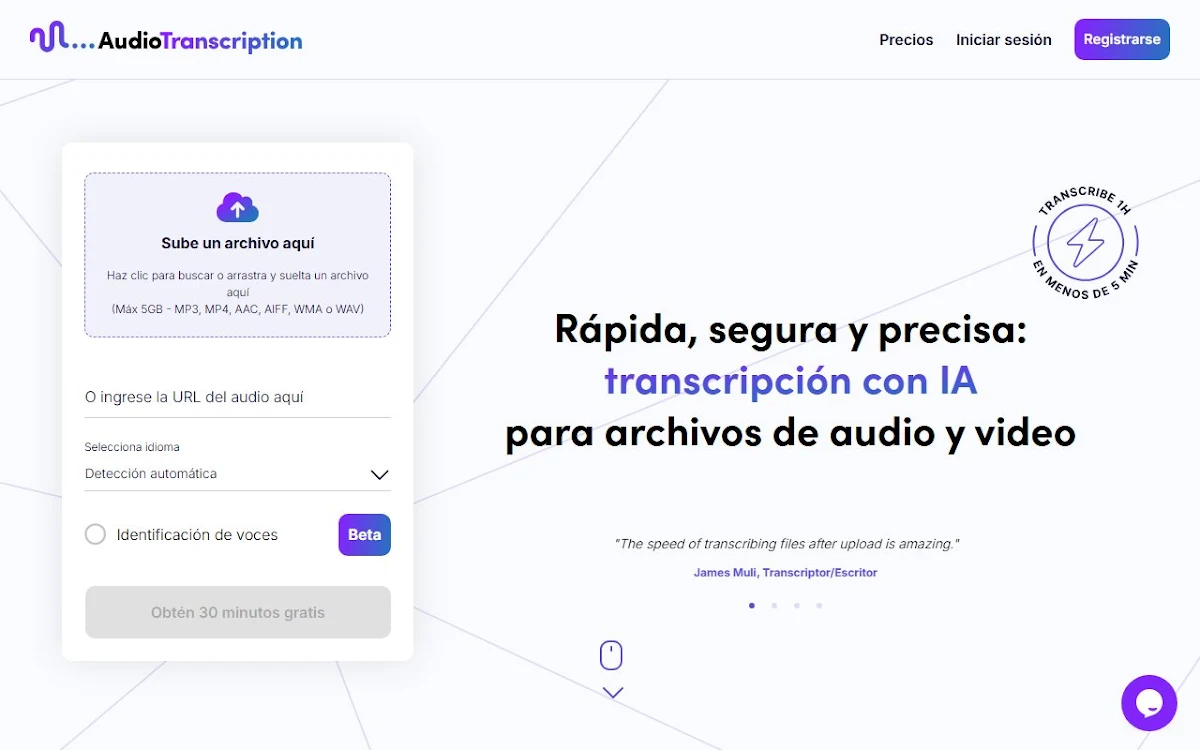 Captura de AudioTransription