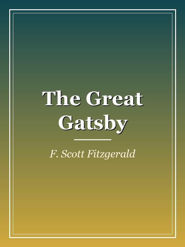 Bìa The great Gatsby