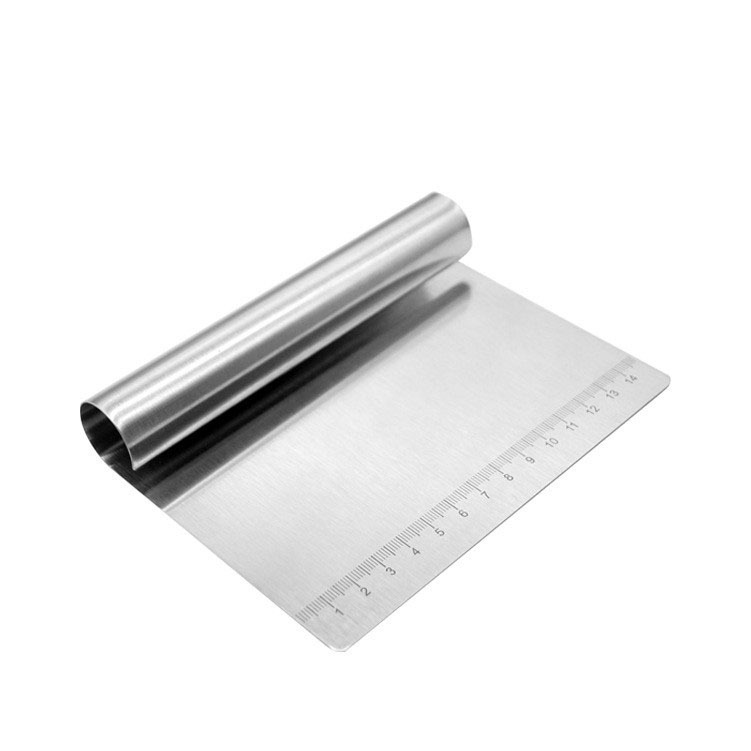 Stainless Steel Dough Scraper with Measuring Scale