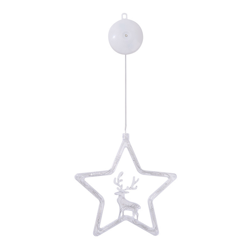 LED Christmas suction light for windows and glass