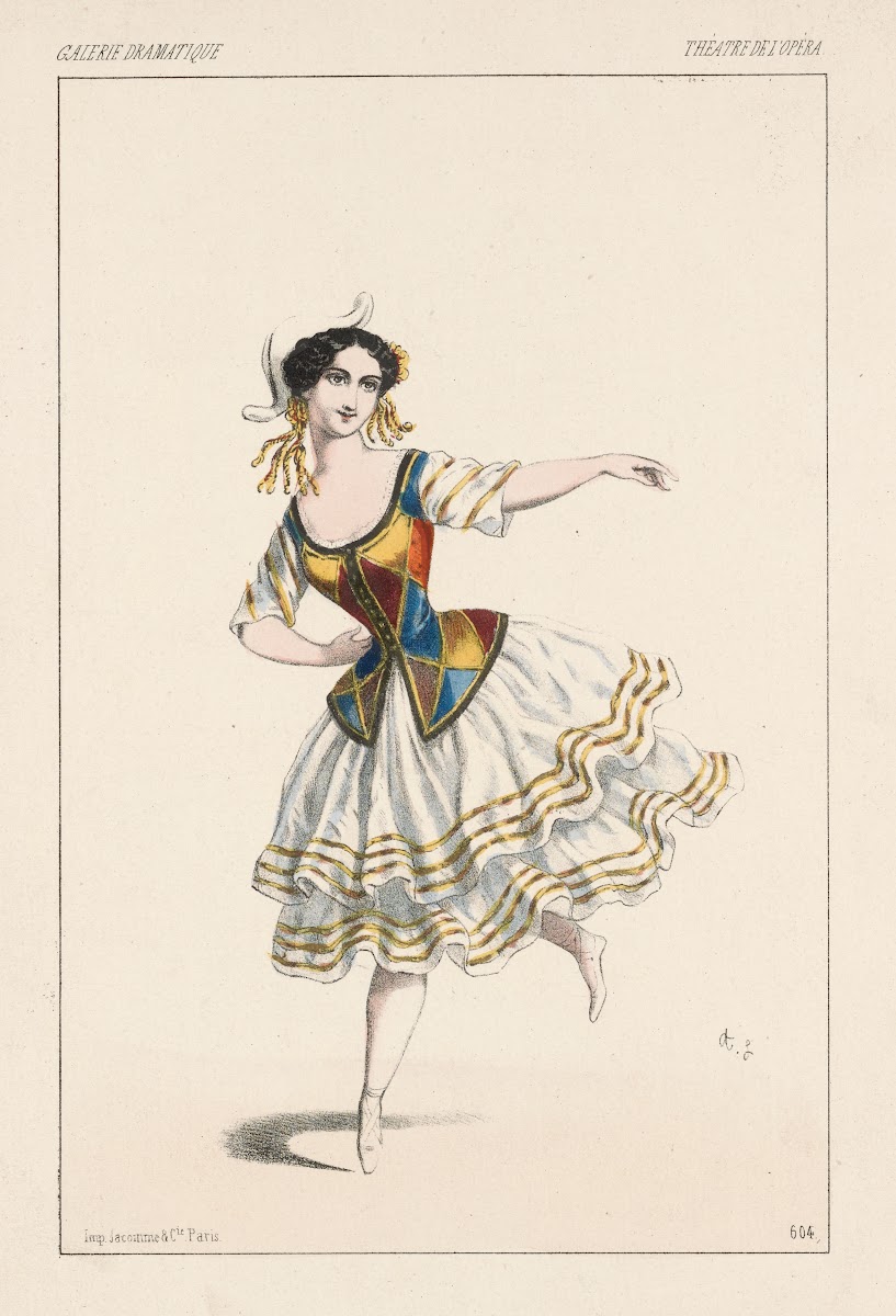 Melle Caroline RôLe De Colombine 1852