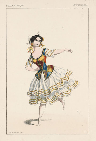 Melle Caroline RôLe De Colombine 1852