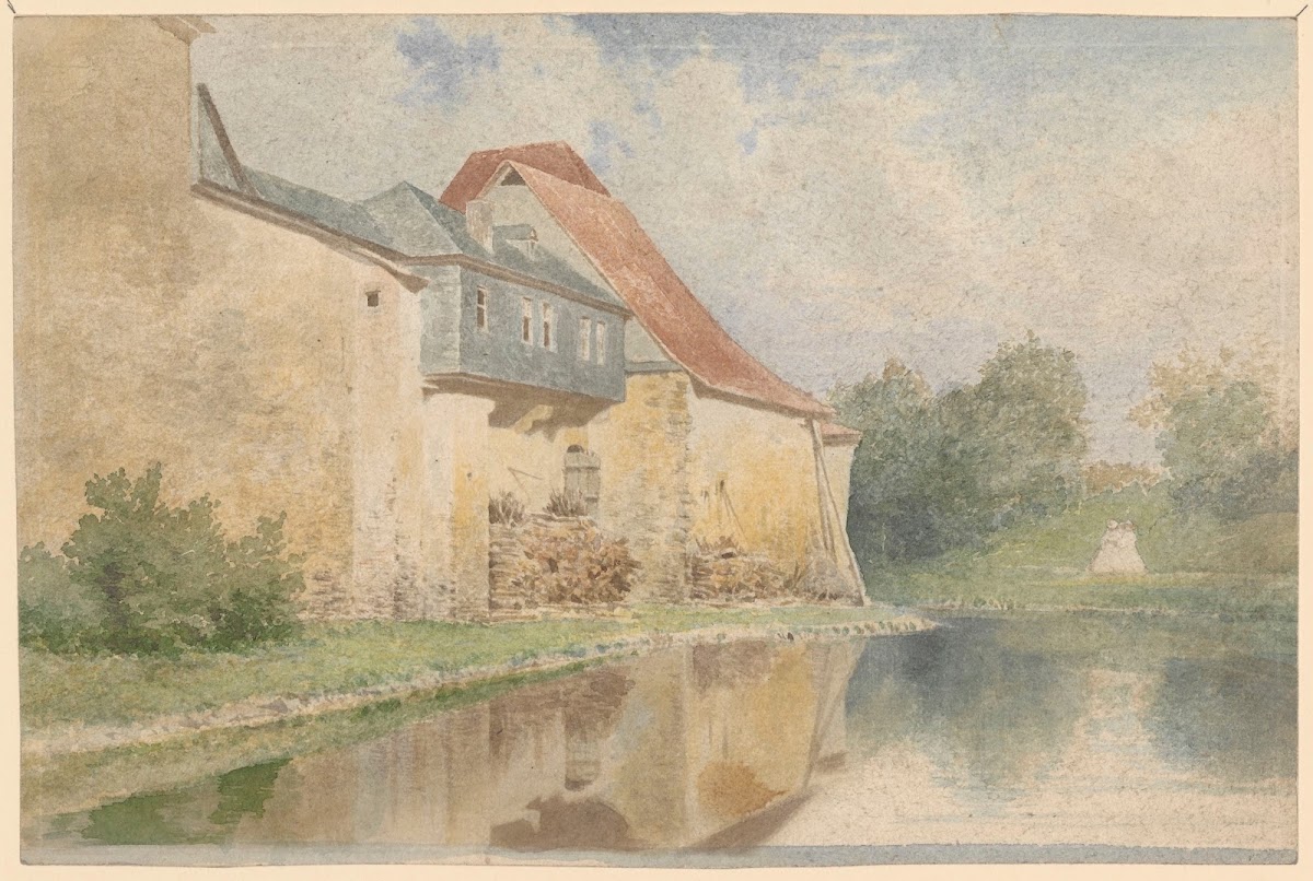 House on waters edge 1850 1881