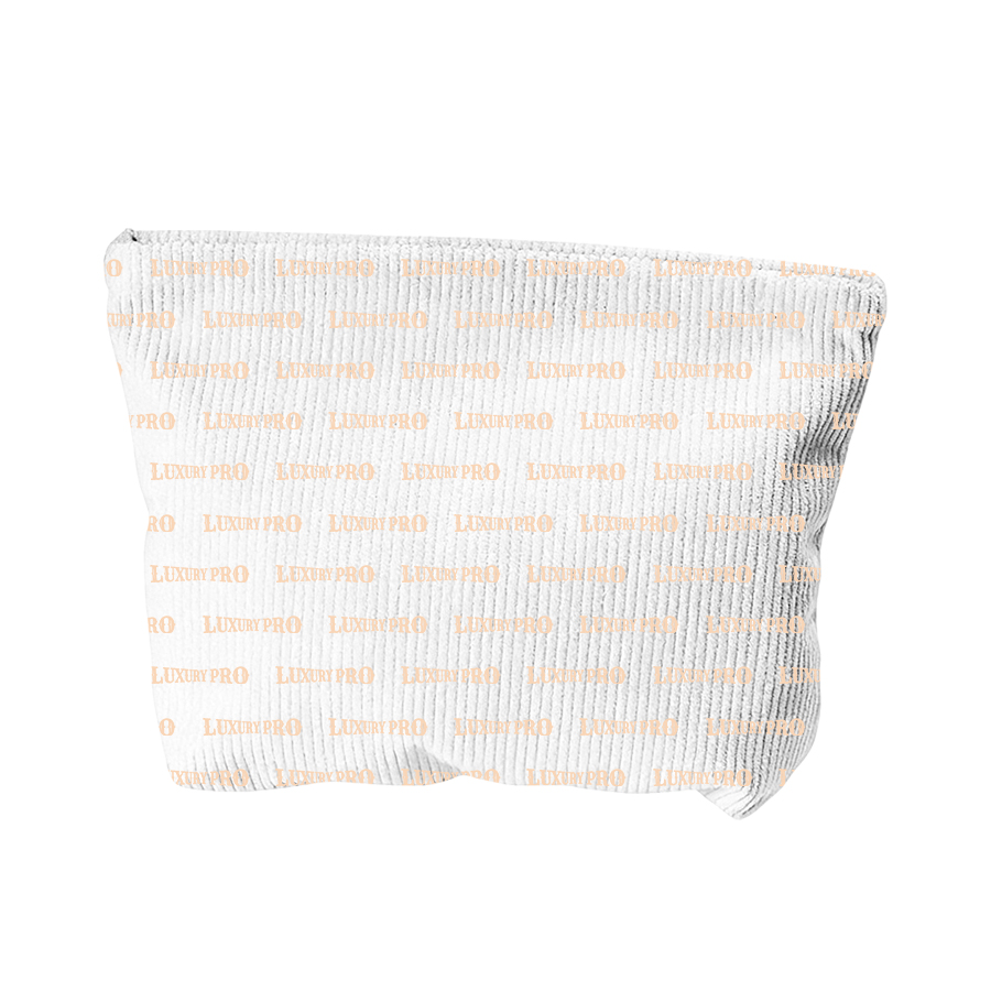 Hand Embroidered Corduroy Makeup Bag