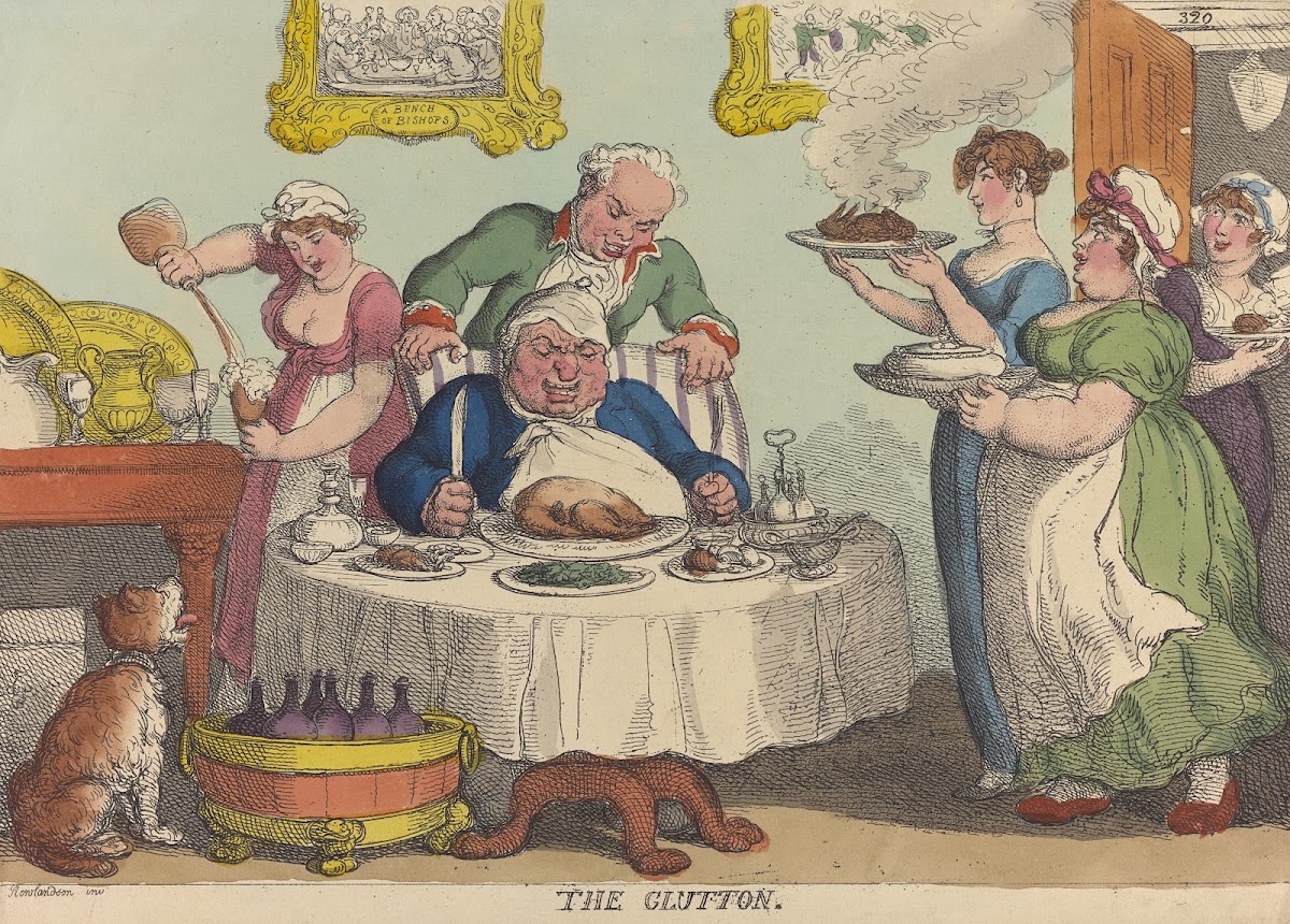 The glutton 1813