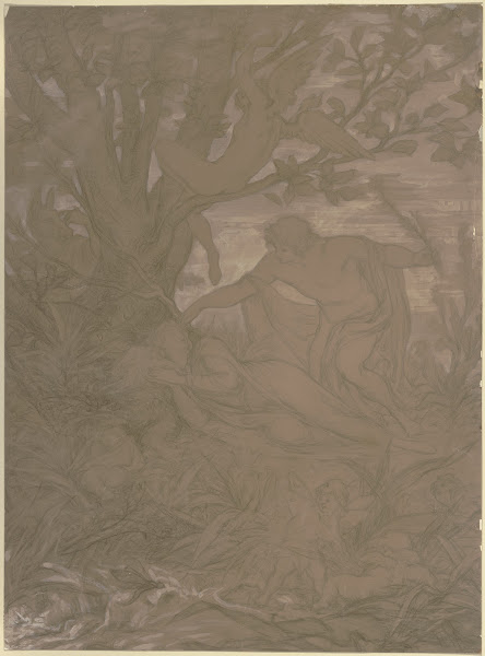Oberon befreit Titania im Beisein des in einen Esel verwandelten Nick Bottom von