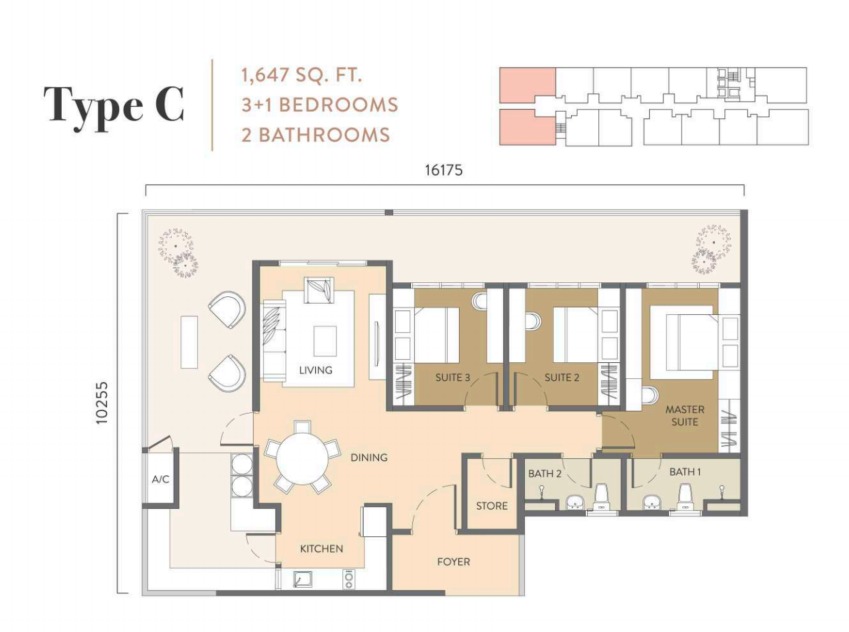 Quaver Residence 戶型圖