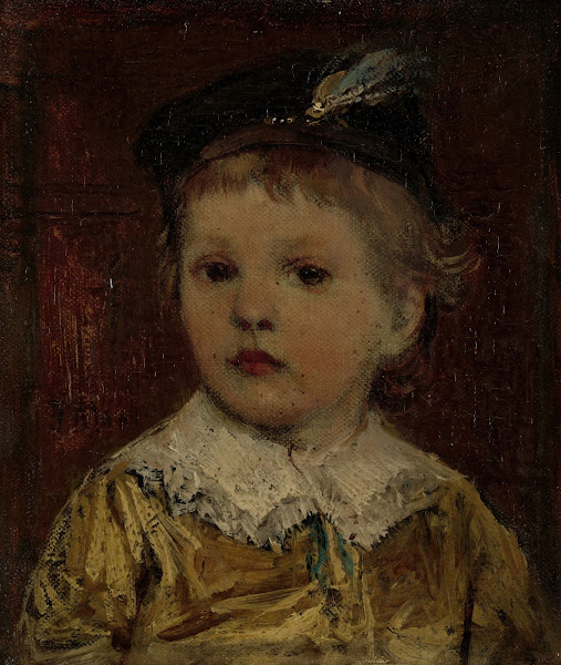 Portret van Willem vermoedelijk Willem Matthijs Maris Jbzn zoon van Jacob Maris
