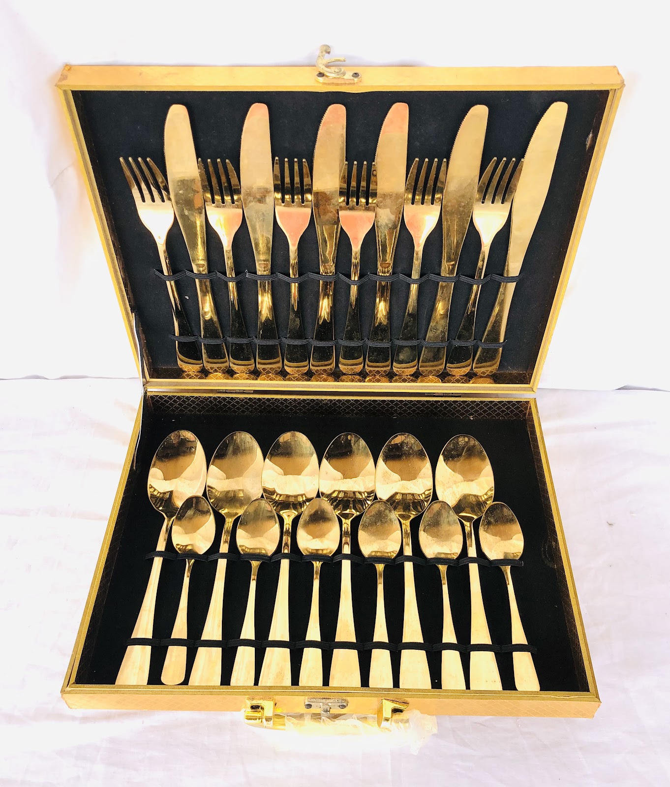 24pcs Cutlery Set Gold