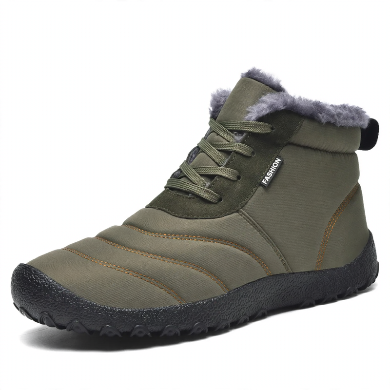 Herren-Winterstiefel, gefüttert, zum Hineinschlüpfen