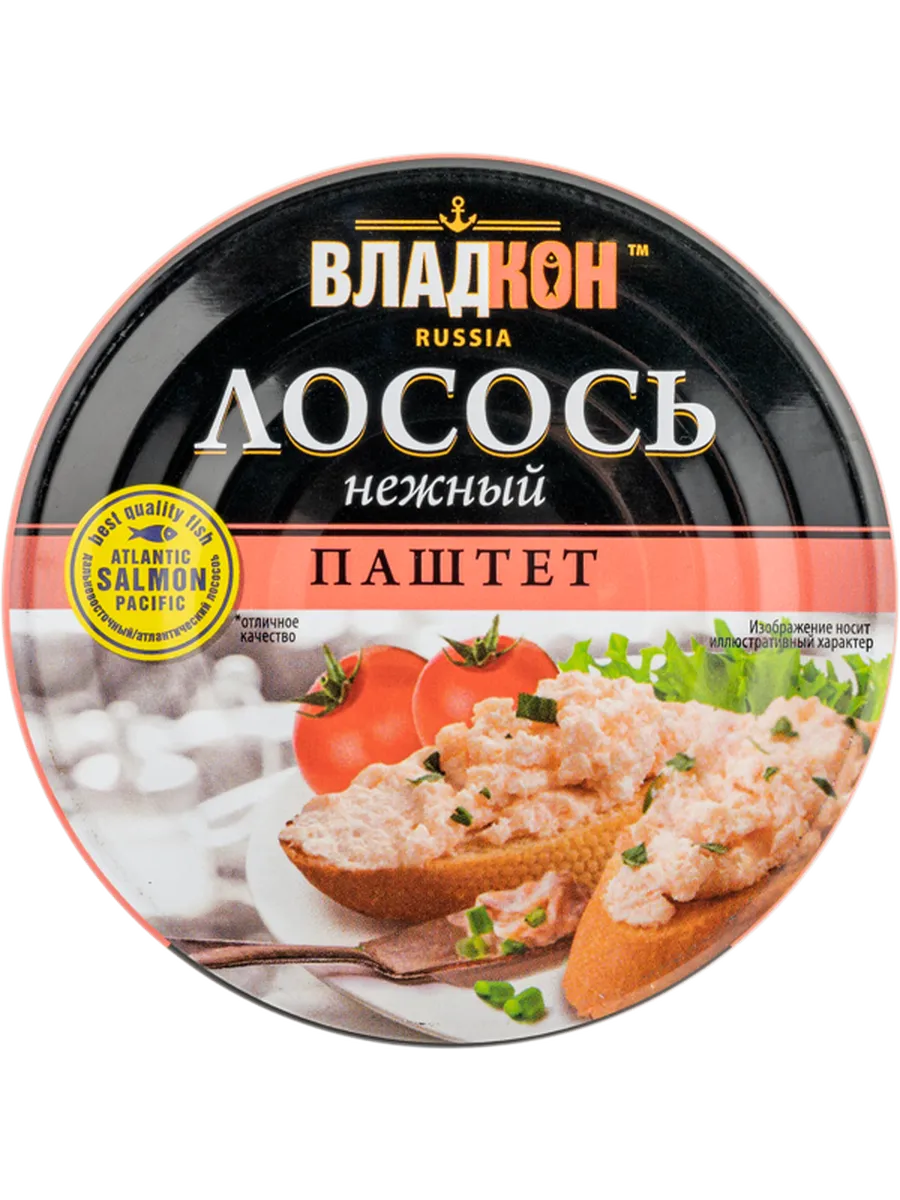 Паштет из лососей тихоокеан Владкон 100гр
