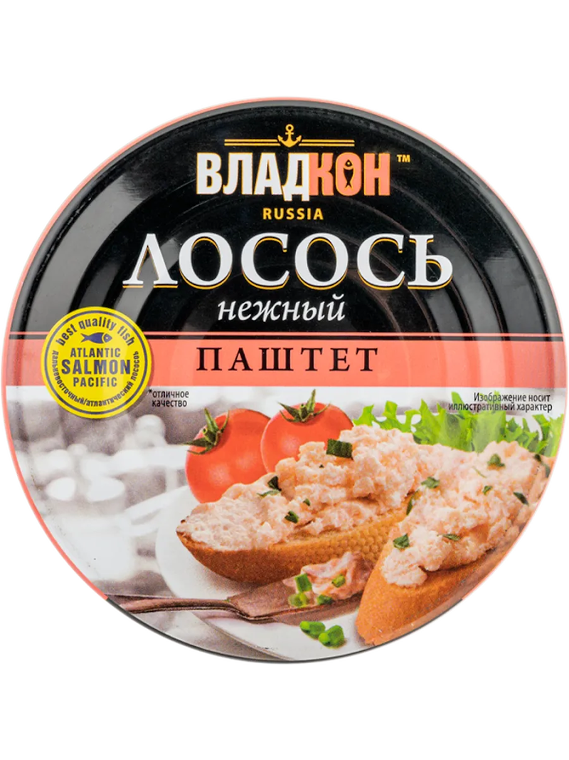 Паштет из лососей тихоокеан Владкон 100гр