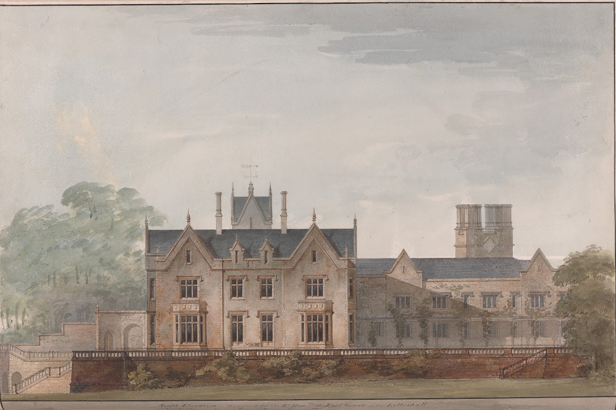 Lilleshall Shropshire South Elevation 1826