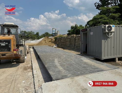 Trạm cân 120 tấn kiểu nổi